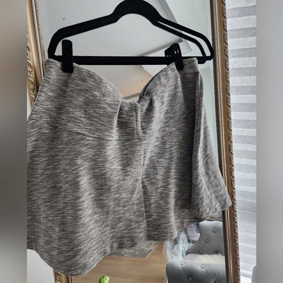 Old Navy Skater Mini Skirt | Size XL | Heather Grey - Picture 4 of 4